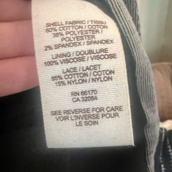 EUC Free People + We The Free Victorian Lace Peplum Military Jacket Size 2 - Picture 13 of 15